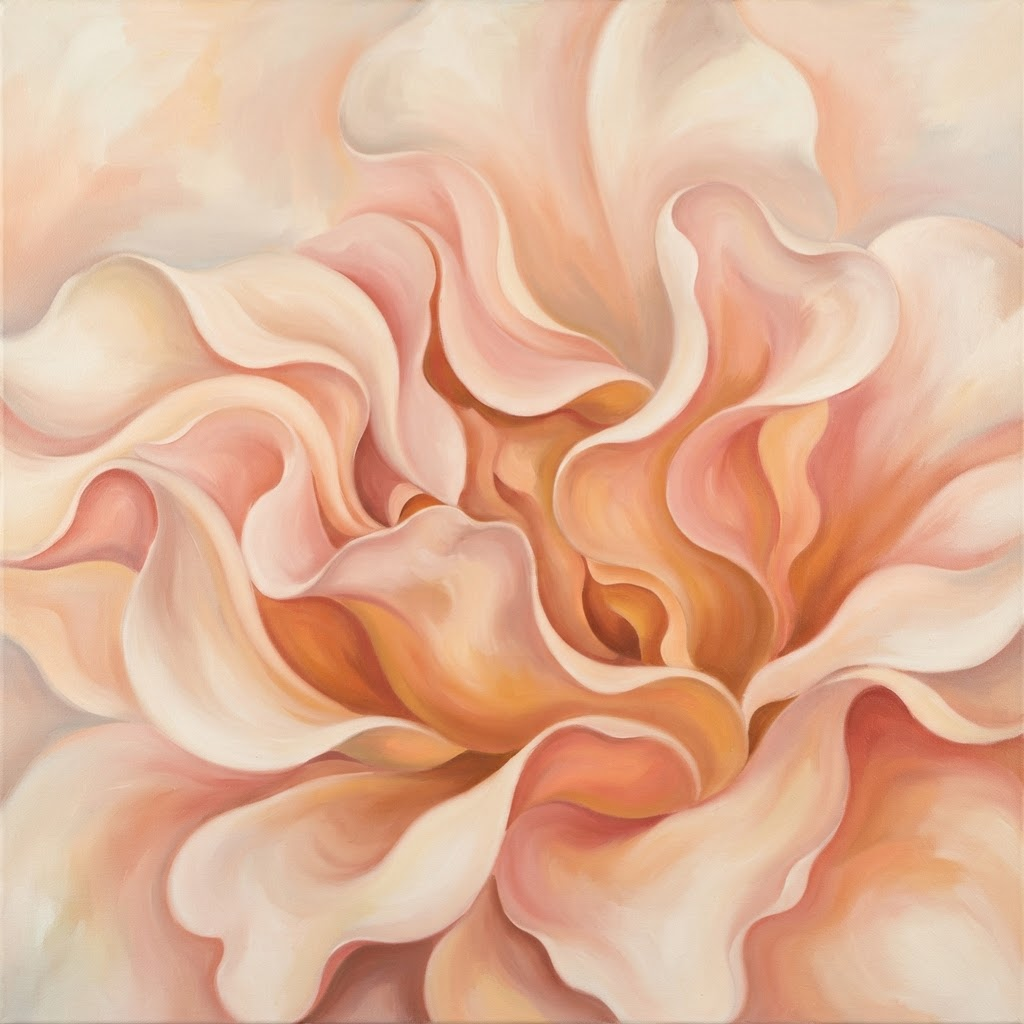 Peach Blossom, Oil on canvas